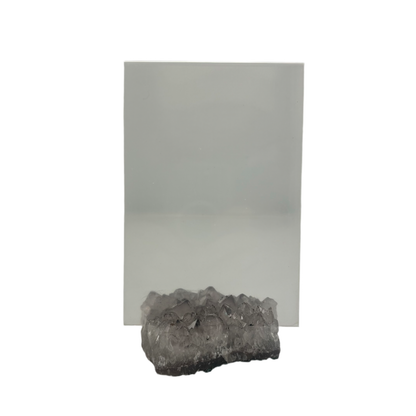 Ruwe amethist fotolijst grijs/paars